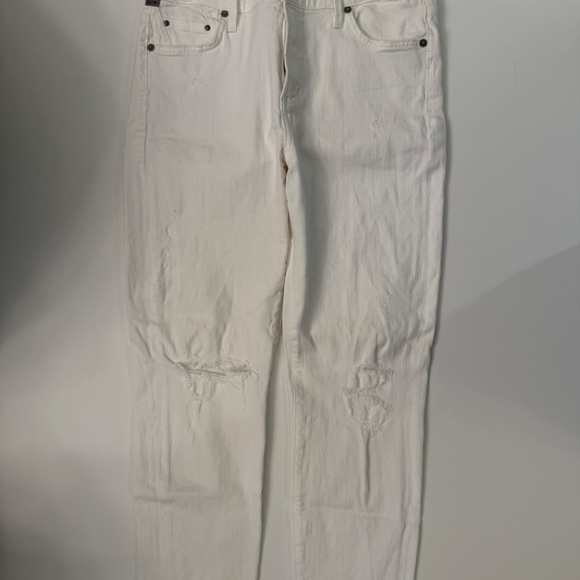 C of H Distressed Skinny Jeans, White, Size 29 - Picture 2 of 5